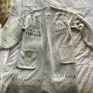 Abercrombie Fair Isle Sweater Cardigan